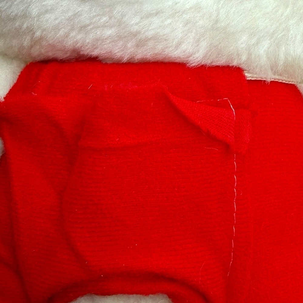 Vintage 1976 Sanrio Hello Kitty Plush 10" Red Overalls w/ Mini Kitty Backpack - Picture 8 of 16